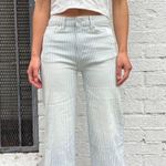 Free People DL1961 Lily Wide Leg striped trouser pants size 14 girls / women’s waist 24 in Photo 1