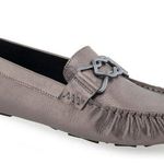 Aerosoles NEW Women's Women's Gaby Casual Loafer Color:Graphite Leather Photo 0