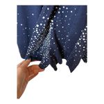 Diane Von Furstenberg  Romper Women 2 Navy Blue White Silk Polka Dot V Neck Wrap‎ Photo 5