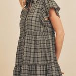VICI PORTIA COTTON BLEND PLAID BABYDOLL DRESS Photo 2