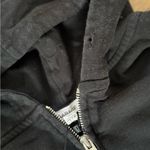 Garage  Black Cropped Zip-Up Hoodie- Size Large Photo 5