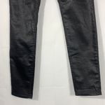 H&M Black Shiny Super Stretch Skinny Pants Jeggings Leggings Size 8 Photo 4