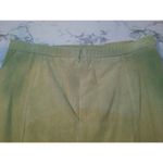 Terry Lewis Casual Luxuries Green Suede Leather Skirt Size 16 NWT Photo 7