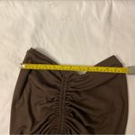 SheIn  Brown Sleeveless Ruched Tie Top S Casual Bohemian Coconut Girl Fairycore Photo 4