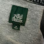 Wild Fable Black Cropped Jean Jacket women XS  100% cotton  Photo 3