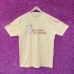 The BIg Lebowski Were Going Bowling Yellow Tshirt size Large Photo 0