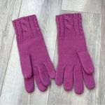 Lands' End  Gloves cashmere cable knit womens Pink (one size) bright maximalist Photo 1