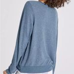 Wildfox Over The Rainbow Baggy Beach Jumper Freedom Sommers Crew Sweatshirt Blue Photo 2
