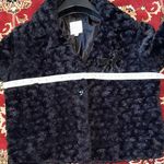 Candie's Black Teddy Jacket Juniors size M HOCO, Prom, Parade, event Photo 4