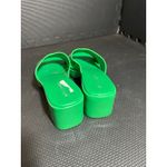 Jeffrey Campbell Bubblegum Mule Green Shiny Sandal Y2K Womens Size 8 Platform Photo 7