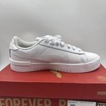 Puma Court Sneaker, White, Women's Casual Low Top Leather Shoes Size 9 Photo 10