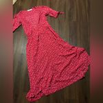 AUGUSTE Daphne Tie Sleeve Dress boho REVOLVE floral classic casual winter $248 Red Size 6 Photo 6