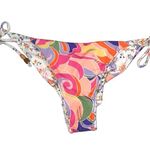 Maaji NWOT Floral Swirl Print Reversible Bikini Botton MEDIUM Photo 2
