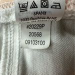 Spanx Anthropologie Distressed Frayed Hem Ankle Skinny Jeans, White Size 3X Photo 8