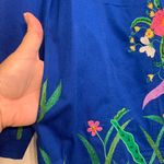 Quaker Factory Blue Embroidered NWT Large Spring Summer Jacket. 2019 Photo 5