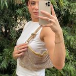 ZARA NWOT Gold rhinestone evening clutch bag  Photo 2