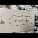 Mud Pie Plaid Scarf Wrap Shawl Cape Cardigan One Size White & Black 72X29.5 NEW Photo 9