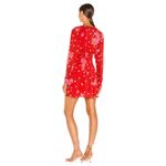 Free People Date Night Strawberry Combo Pink Floral Mini Dress Size XS Photo 4