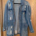 Roolee  oversized distressed jean jacket Photo 0