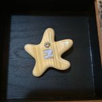 Tagi Star Shape Yellow Single Piece Hairclip Silver Photo 1