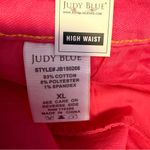 Judy Blue  high waist magenta (pink) garment-dyed denim shorts size XL NWT Photo 8