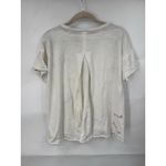 Pilcro Anthropologie  Pride Inclusivity Embroidered Rainbow Script Tee Shirt Sz S Photo 2