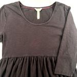 Matilda Jane  Discovery Black Cotton Casual Knit Dress 3/4 Sleeve Scoop Neck‎ Med Photo 3