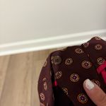 Anthropologie  Marsden Wide-Leg Pants‎ Geo Print Red orange size 2 Photo 7