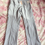 Zac and Rachel light blue striped pleated trousers Size 10 Photo 0