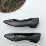 Pour La Victoire  Flats Point Pointed Toe Gray Studded Embellished Flats Size 9.5 Photo 3