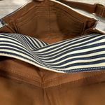 Relic  Fossil Canvas Faux Leather Medium Crossbody Purse Striped Shoulder Bag Photo 12