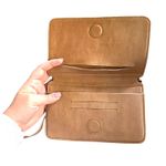 OAK + FORT Faux Leather Flap Crossbody Light Brown‎ Brown Photo 2