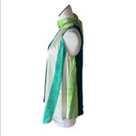 ZARA NWT SATIN EFFECT BACK TIE STRIPED SILKY BLOGGERS FAV TUNIC TOP XS Photo 8