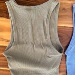 ZARA Green/taupe  tank top Photo 1