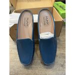 Marc New York Marc Joseph New York Women's Briarwood Court Loafer Flat In Petrol Napa Size 9.5 Photo 3