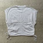 Aritzia Wilfred Ruched White T-Shirt - Size XS Photo 4