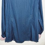 Cinch  Women's Button-Down Western Shirt Blue Pink Dotted Size XXL Flip Cuff Photo 7