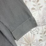 Las Olas Vtg Women's Black White Gingham Button Down Shirt Ladybug Embroidery L Photo 4