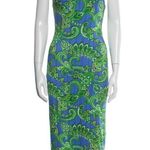 Alice + Olivia ππ Delora Spaghetti Strap Midi Dress Spring Paisley Print 2 NWT Photo 10