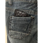 Dolce & Gabbana VTG Y2K D&G  Sequin Pocket Blue Distressed Jeans Size 27 Glam Photo 7