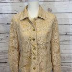 Peck & Peck  Lace Overlay Jacket-Size Large Photo 0