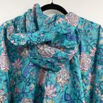 Vera Bradley  Rain Poncho Peacock Garden Hooded Packable NWT SM MED Photo 5