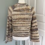 Universal Threads Universal Thread Women's Brown Chunky Knit Rolled Hem Boxy Sweater Small Photo 1