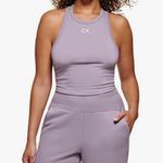 Calvin Klein CK Lavender Cropped Tank Top Photo 2