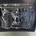 Vera Bradley  Ella tote  Black and Gray Tote faux snakeskin pocket Photo 1