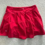 Lululemon Red  Pace Rival Skirt Tall Photo 1