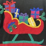 Jordache Vintage  Knit Christmas Sweater Holiday Retro 90s Ugly Women's Large Photo 3