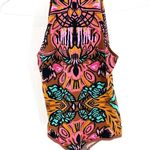 Free People Tucker Sleeveless Mock Neck Abstract Streetwear Festival Bodysuit Photo 4