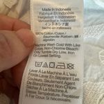 Madewell  Darted V-Neck Crop Top in Floral Retail $92 White Size 6 Photo 8