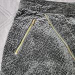 Urban Outfitters Black Corduroy Mini Skirt Small Black Zip Y2K Grunge Whimsigoth Photo 4